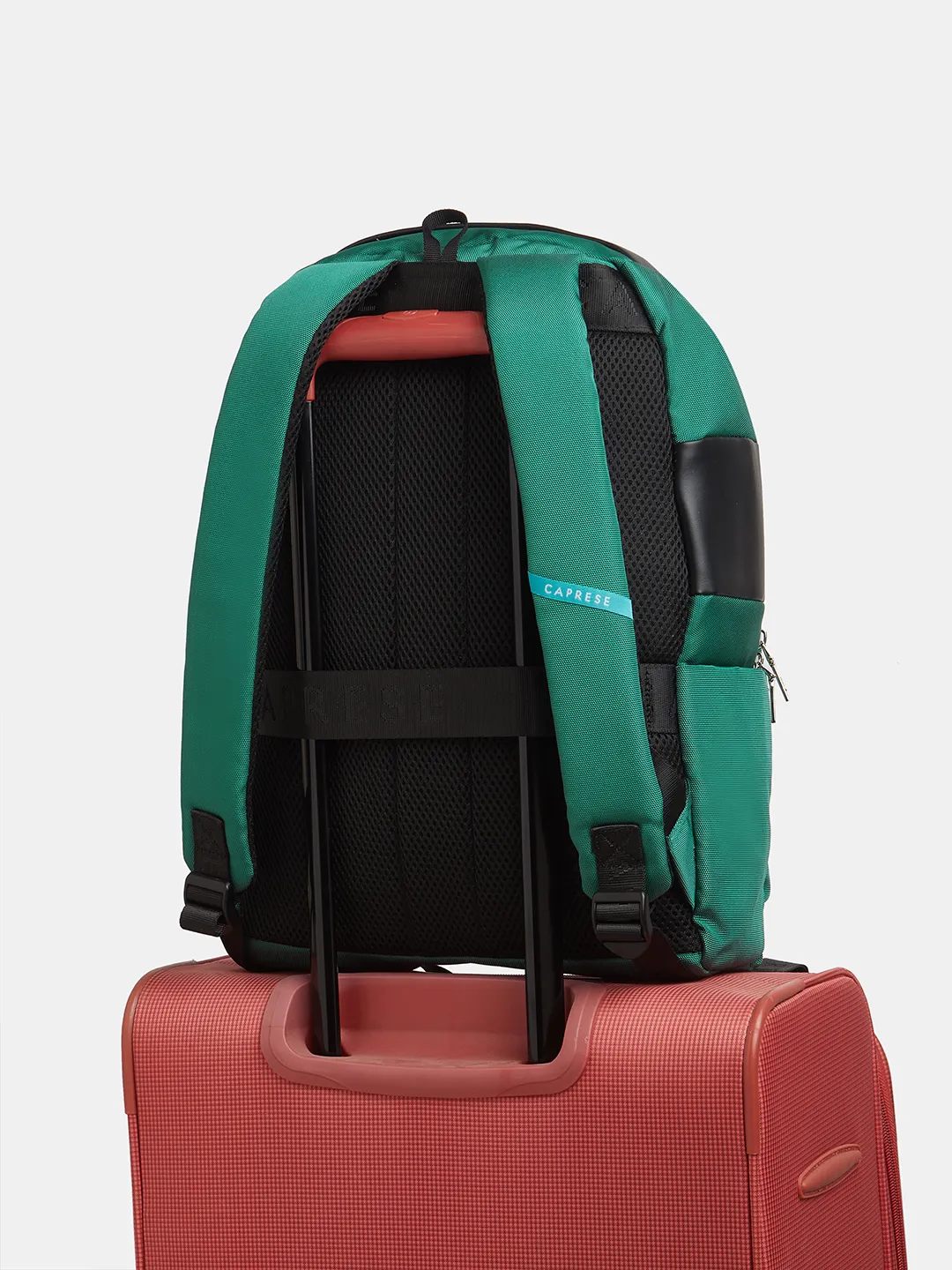 Caprese Jupiter Large Dark Green Laptop Backpack - Image 10