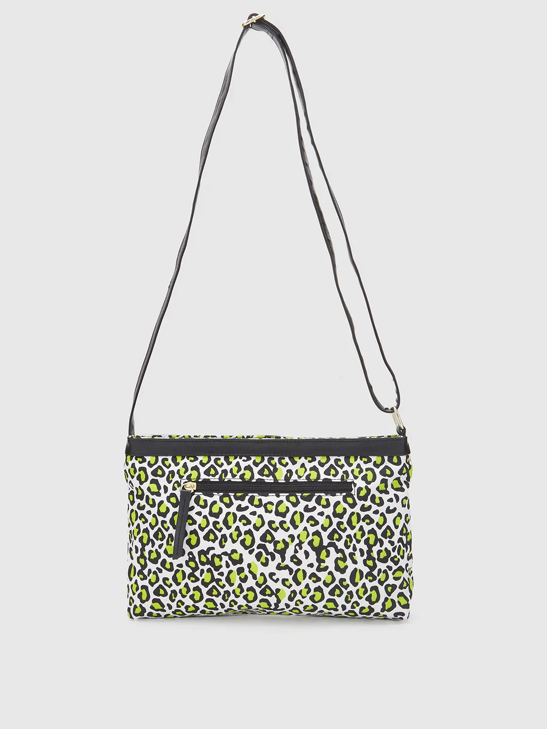 Caprese Karel Large Lime Green Sling Bag - Image 6