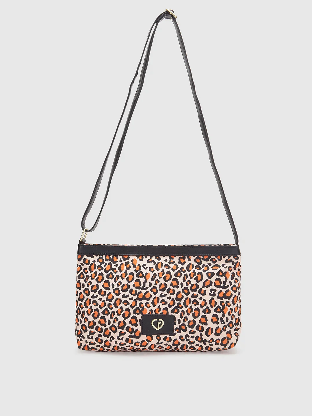 Caprese Karel Large Orange Sling Bag - Image 3