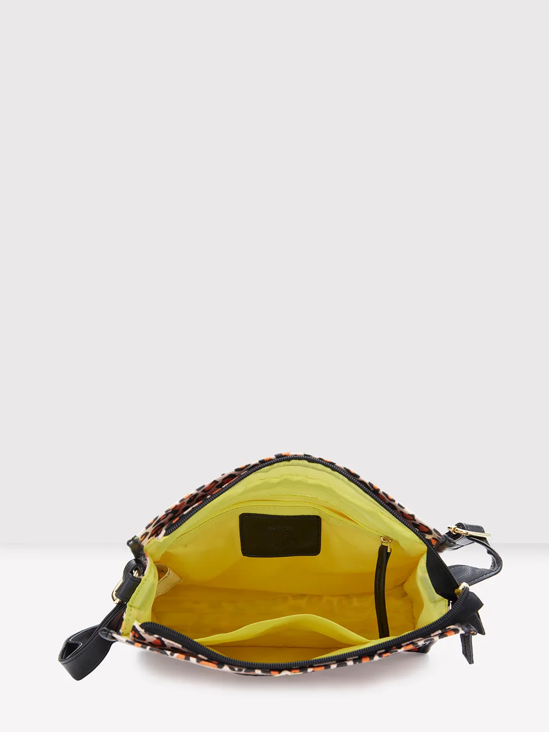 Caprese Karel Medium Orange Sling Bag - Image 7