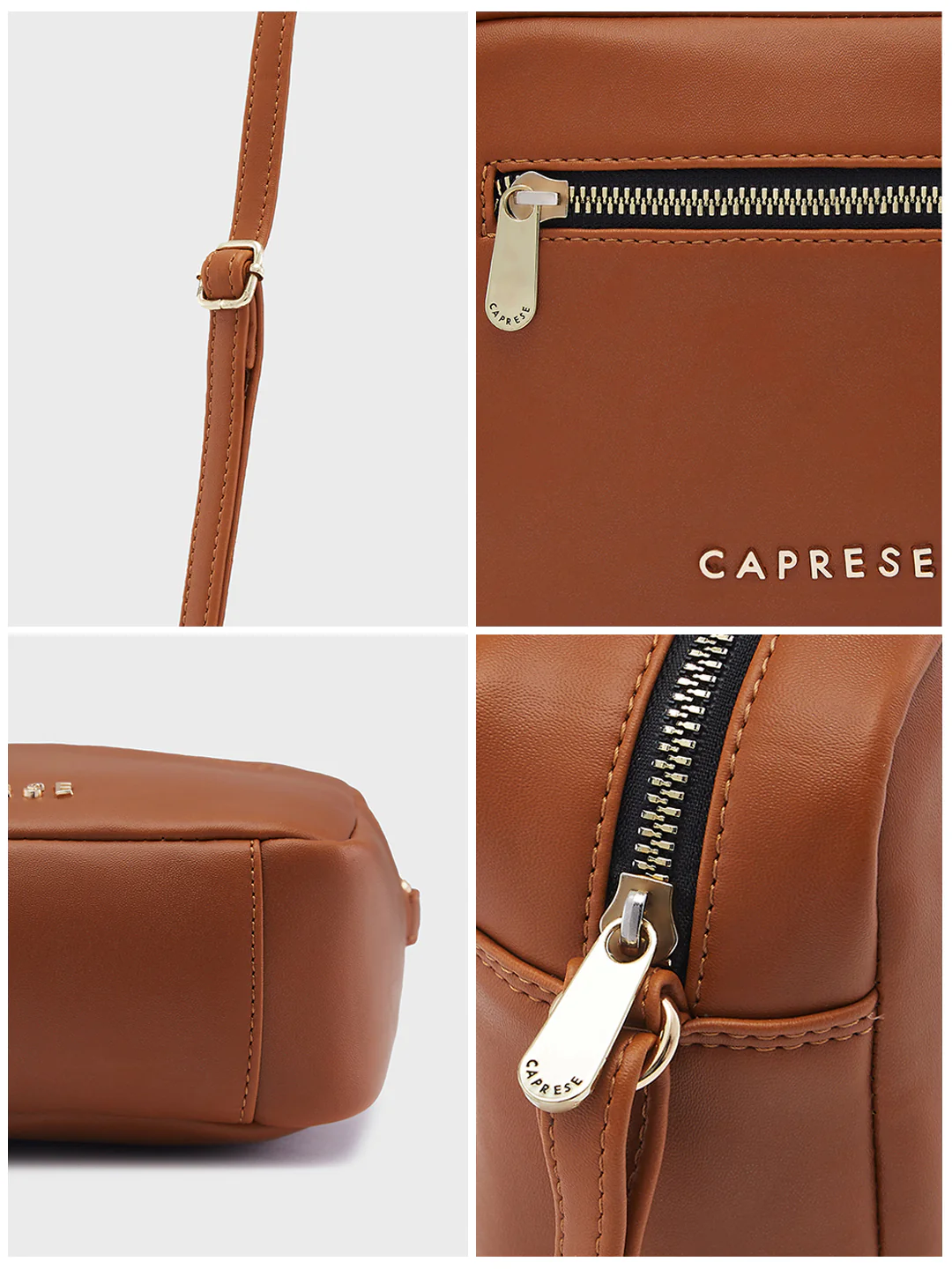 Caprese Kasa Small Tan Sling Bag - Image 13