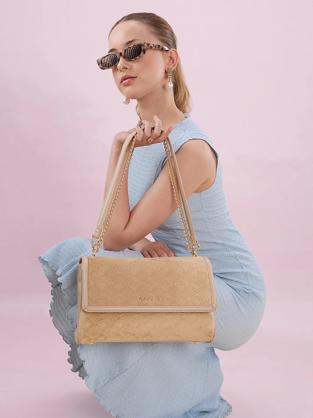 Caprese Katherine Large Alpine Oat Sling Bag - Image 2