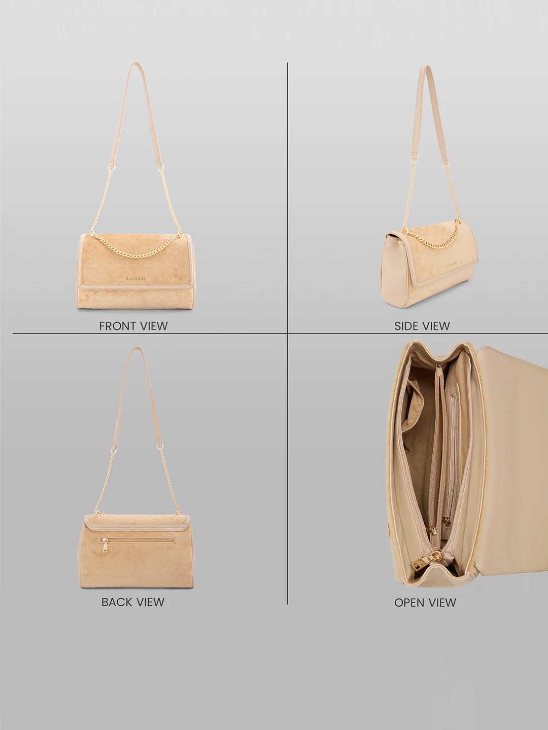 Caprese Katherine Large Alpine Oat Sling Bag - Image 3
