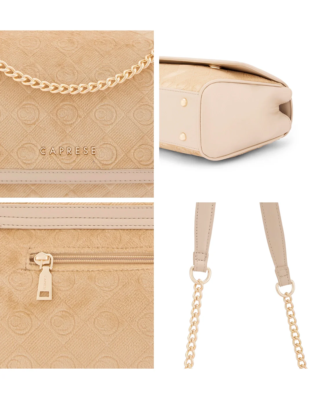 Caprese Katherine Large Alpine Oat Sling Bag - Image 9