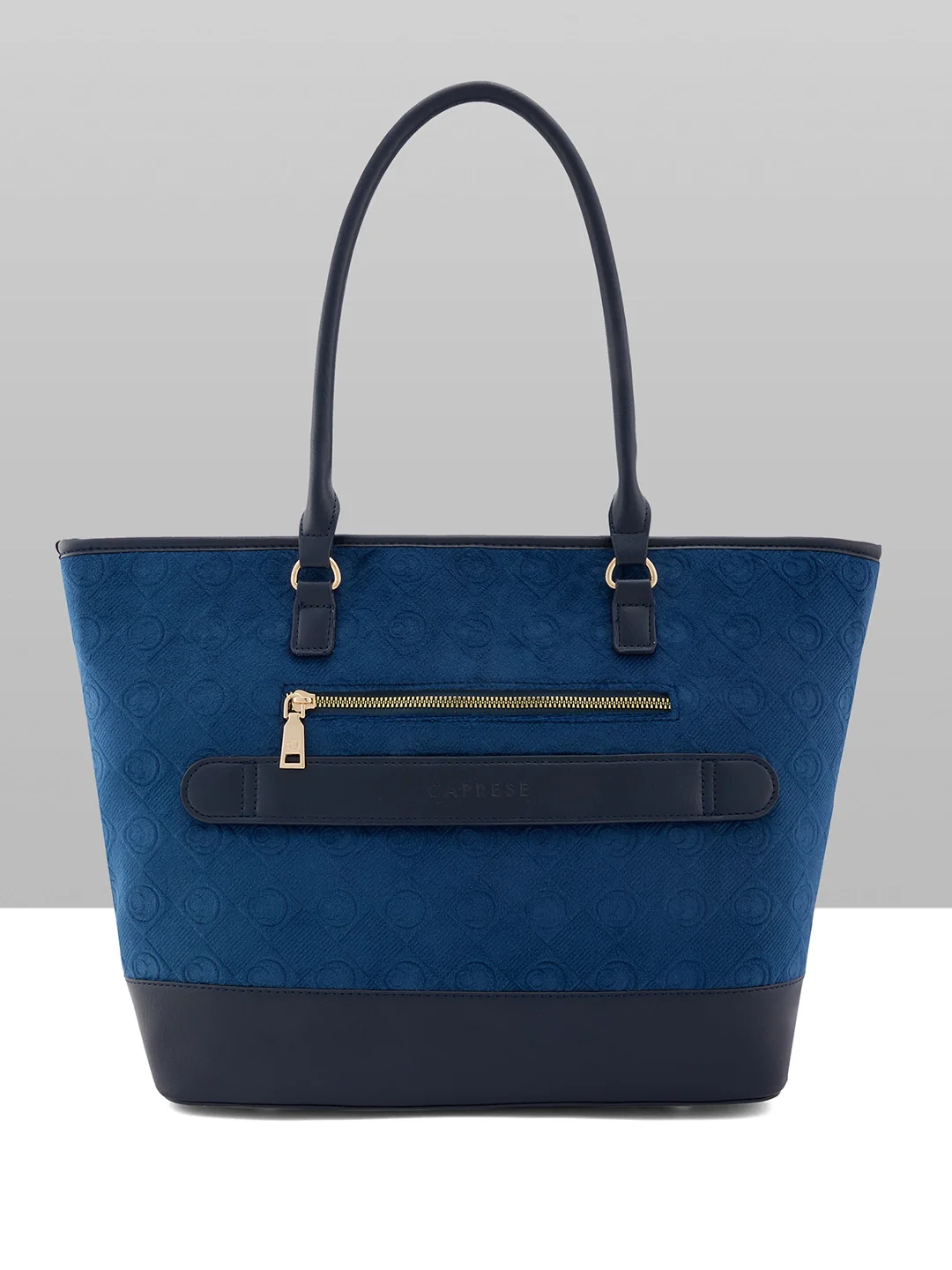 Caprese Katherine Large Midnight Blue Laptop Tote Bag - Image 10