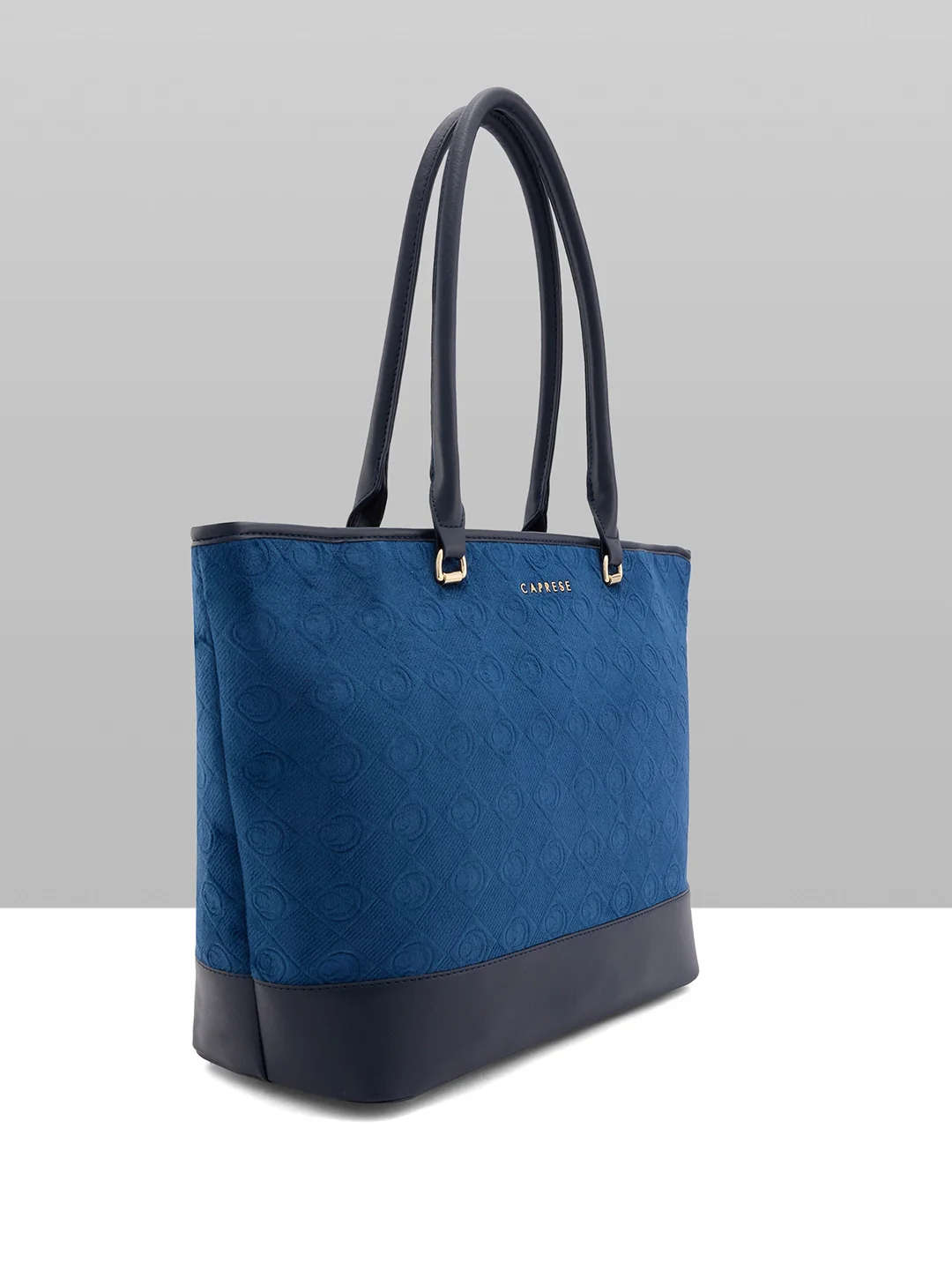 Caprese Katherine Large Midnight Blue Laptop Tote Bag - Image 11