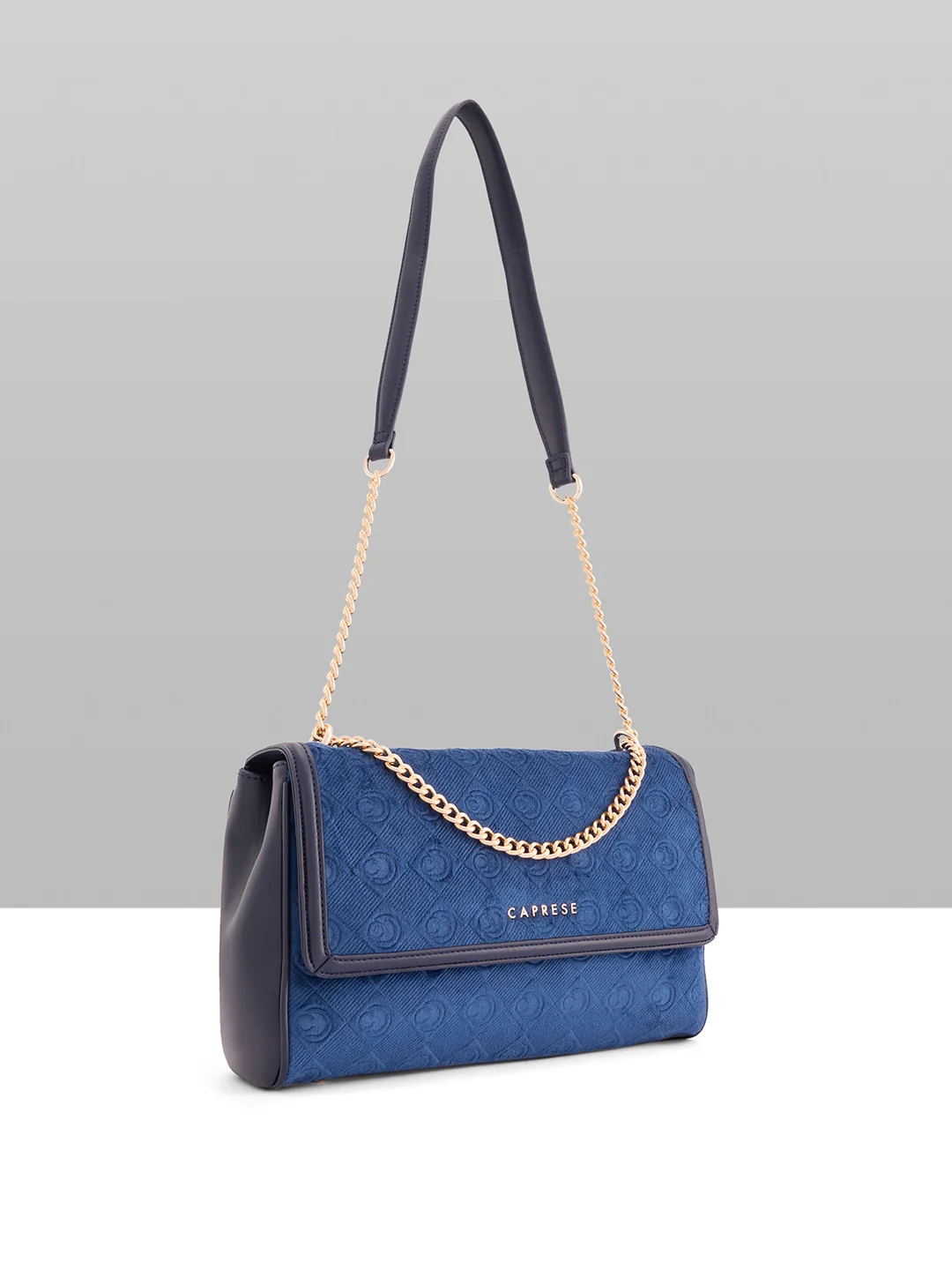 Caprese Katherine Large Midnight Blue Sling Bag - Image 11