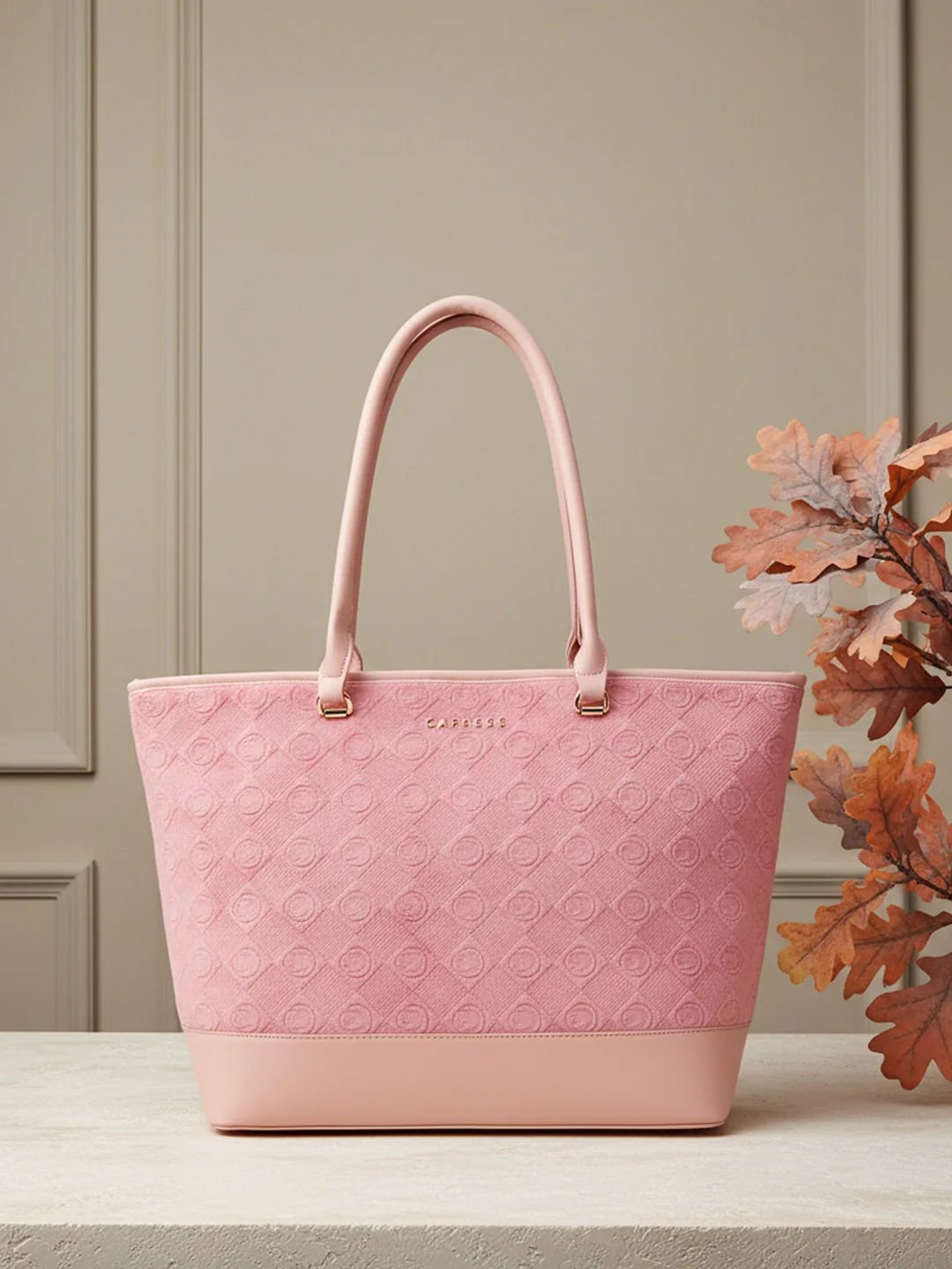Caprese Katherine Large Pink Sorbet Laptop Tote Bag - Image 9
