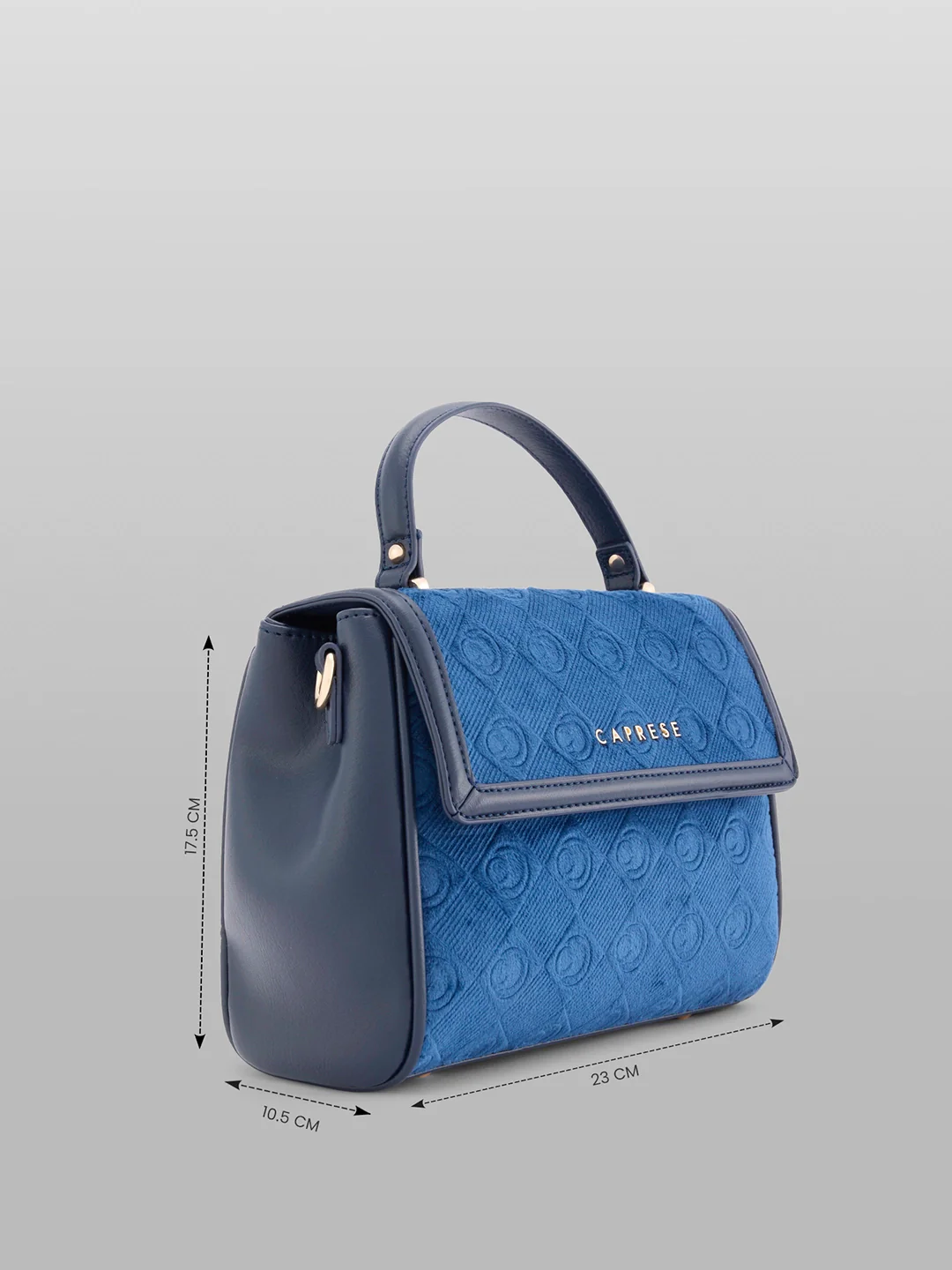 Caprese Katherine Medium Midnight Blue Sling Bag - Image 7