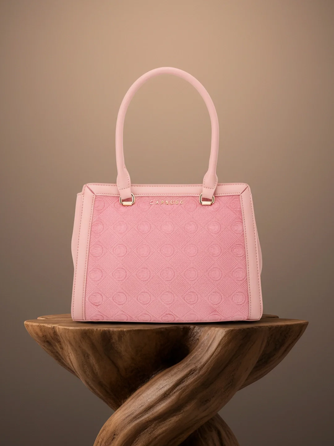 Caprese Katherine Medium Pink Sorbet Satchel Bag - Image 8