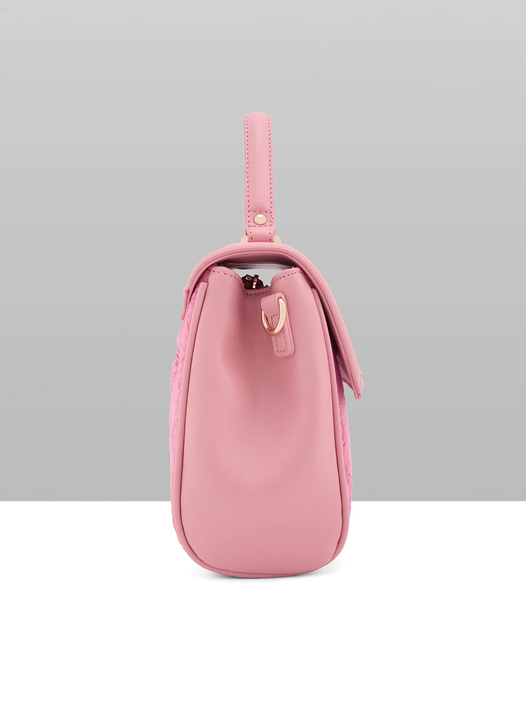 Caprese Katherine Medium Pink Sorbet Sling Bag - Image 10