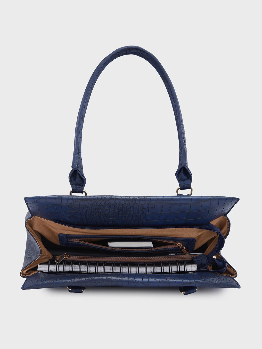 Caprese Kathey Medium Navy Tote Bag - Image 5