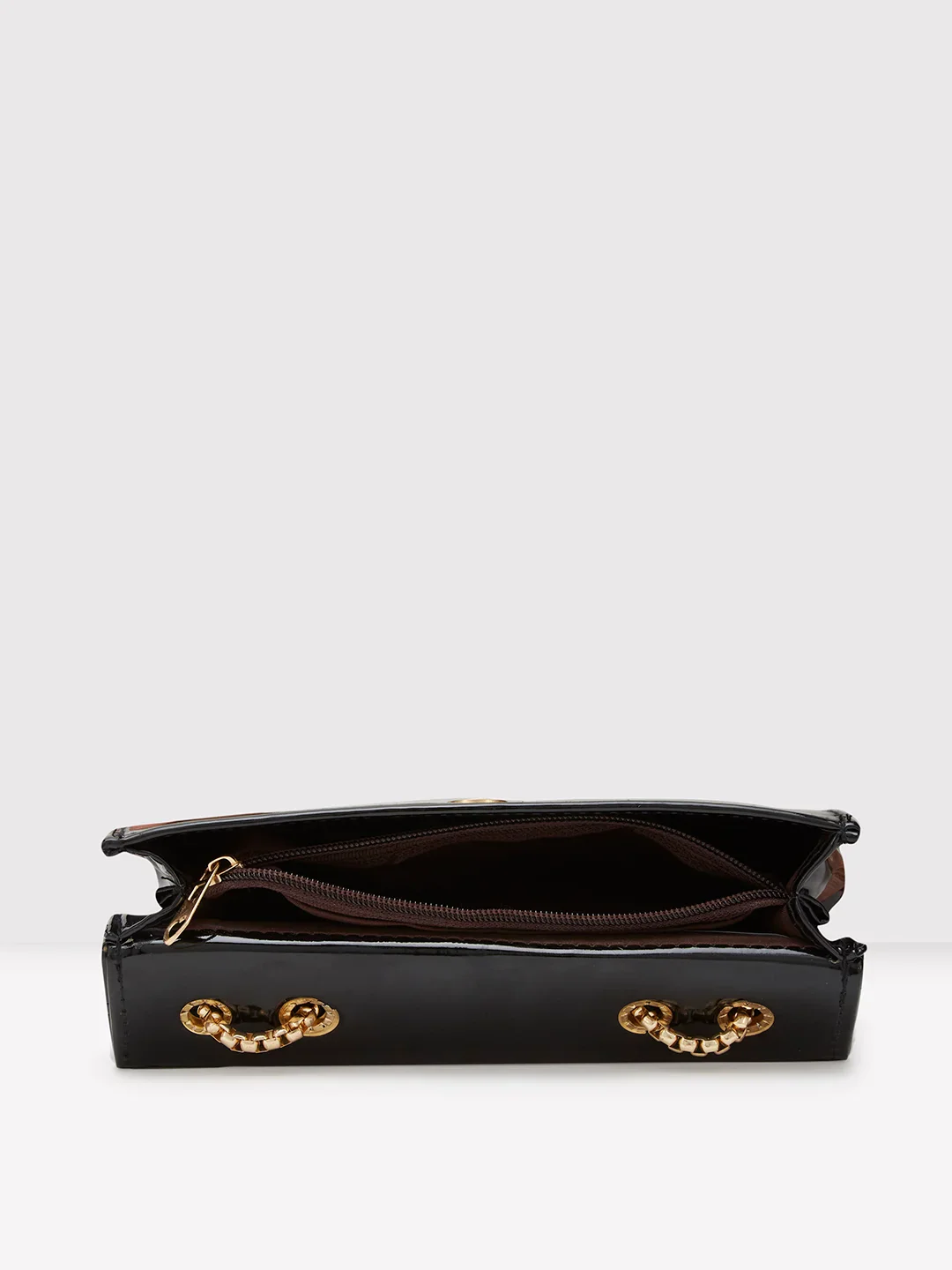 Caprese Kattie Medium Black Sling Bag - Image 9