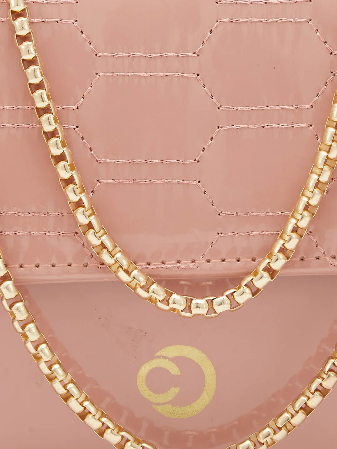 Caprese Kattie Medium Dusky Pink Sling Bag - Image 11