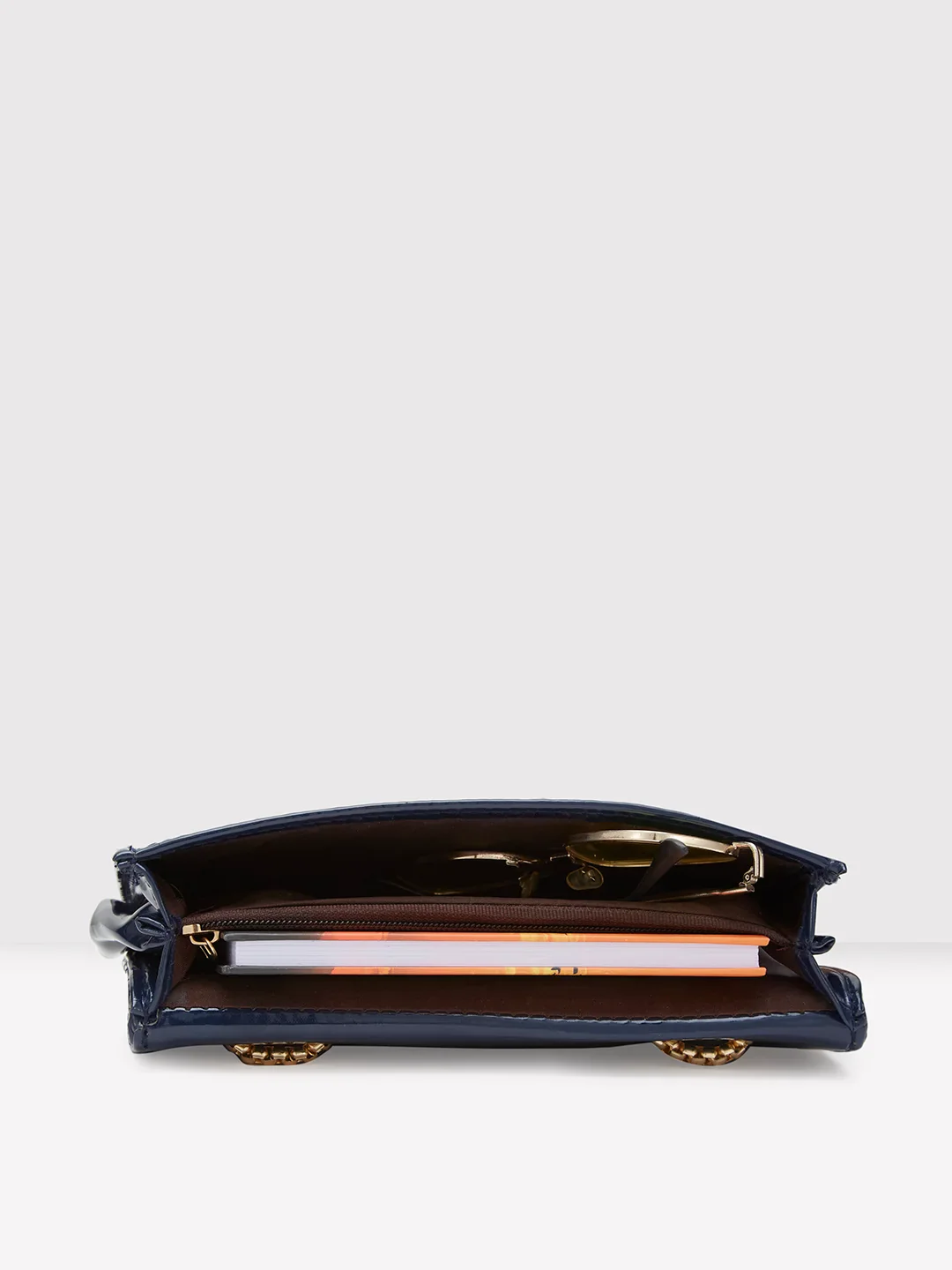Caprese Kattie Medium Navy Sling Bag - Image 10