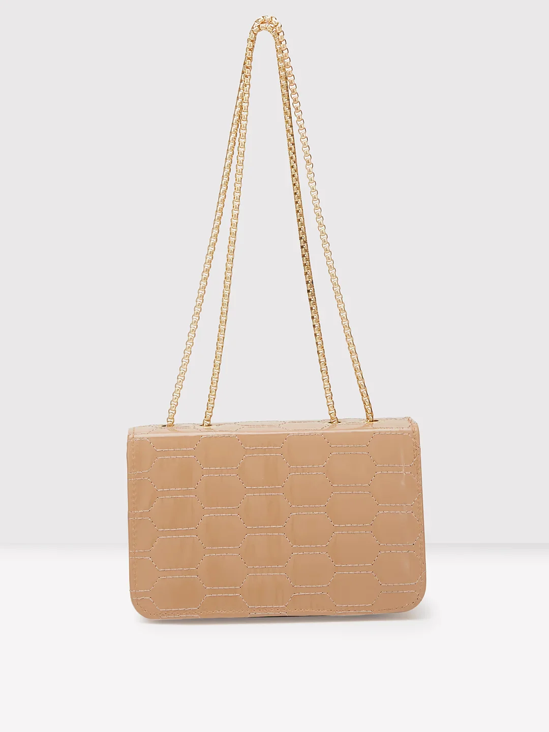 Caprese Kattie Medium Nude Sling Bag - Image 5