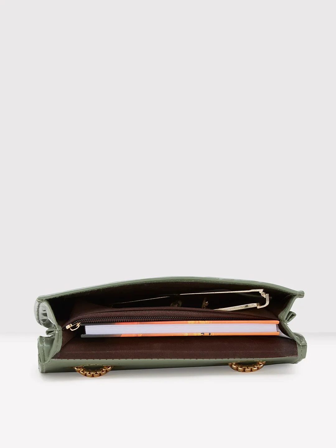 Caprese Kattie Medium Sage Sling Bag - Image 7