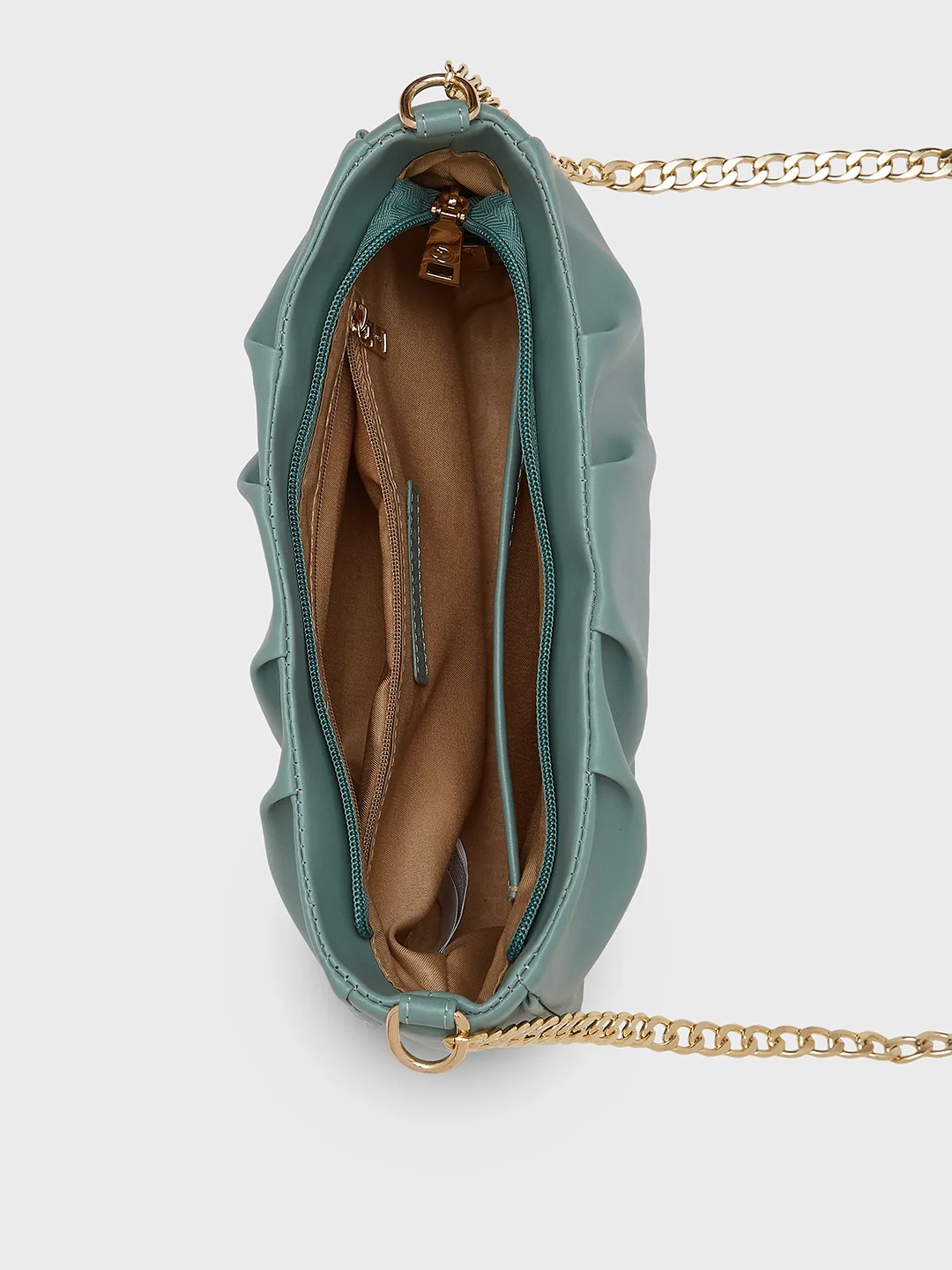 Caprese Kay Small Green Sling Bag - Image 6