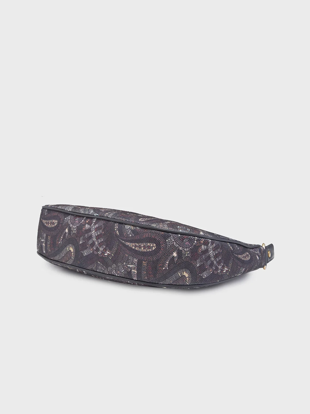 Caprese Kaya Medium Printed Black Hobo Bag - Image 4