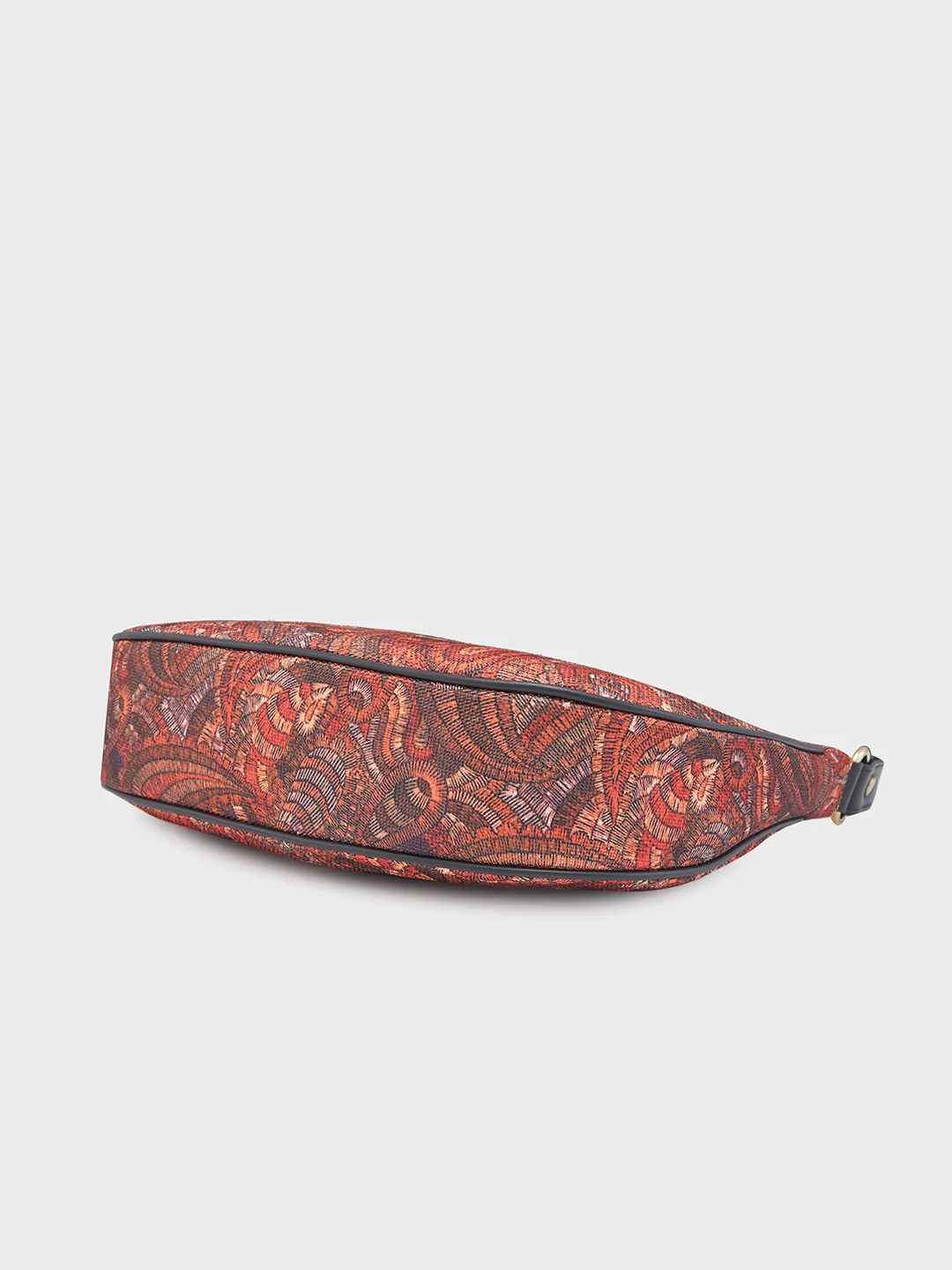 Caprese Kaya Printed Medium Red Hobo Bag - Image 6