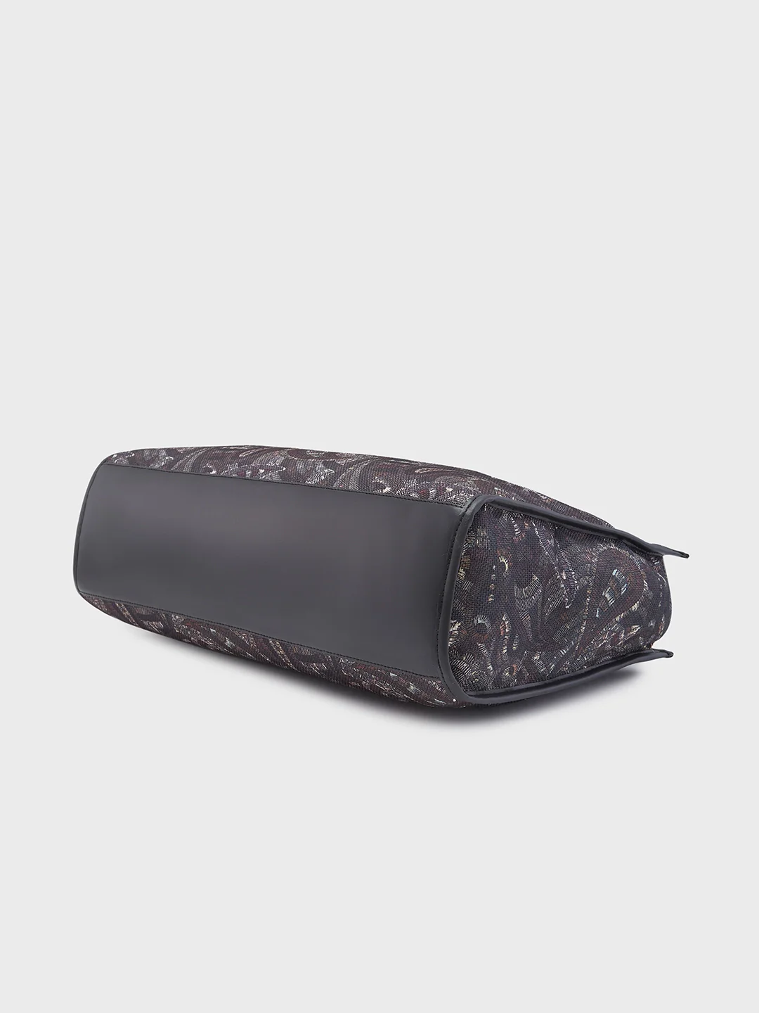 Caprese Kaya Large Printed Black Tote Bag - Image 5