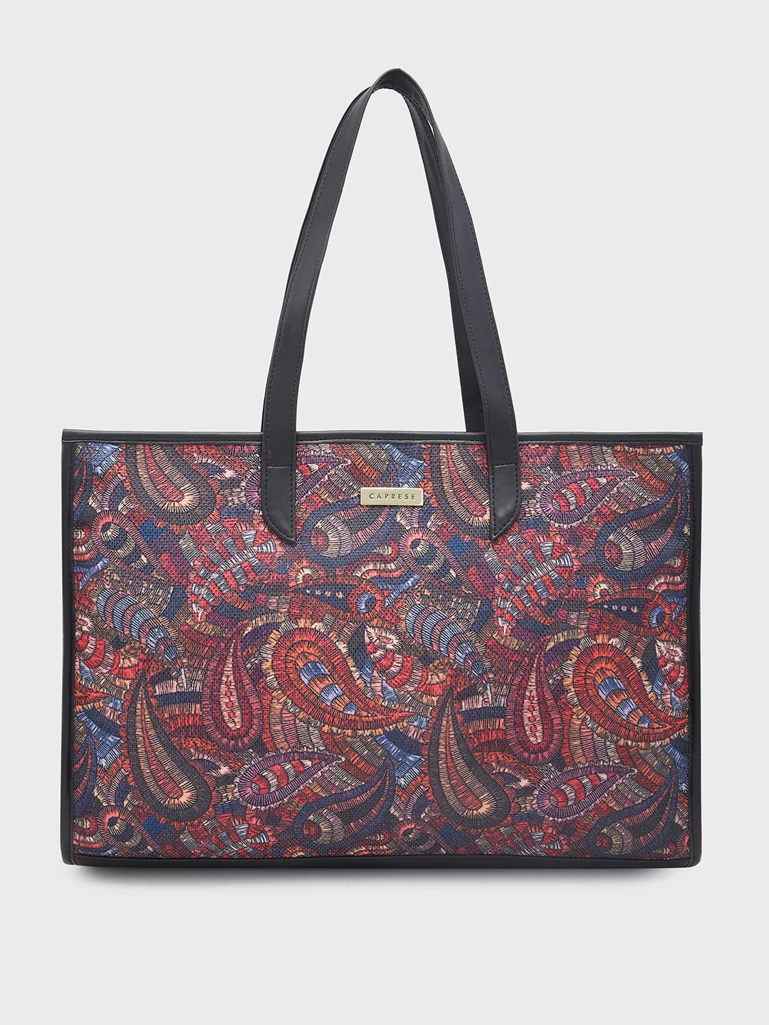 Caprese Kaya Large Printed Pink Tote Bag