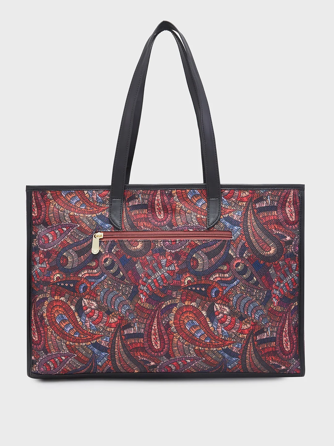Caprese Kaya Large Printed Pink Tote Bag - Image 3