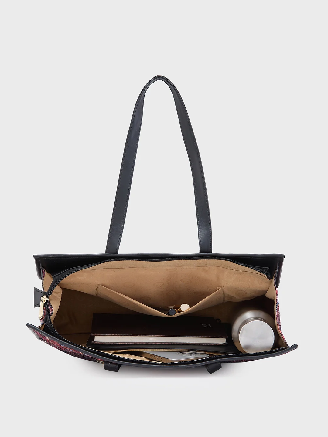 Caprese Kaya Large Printed Pink Tote Bag - Image 7