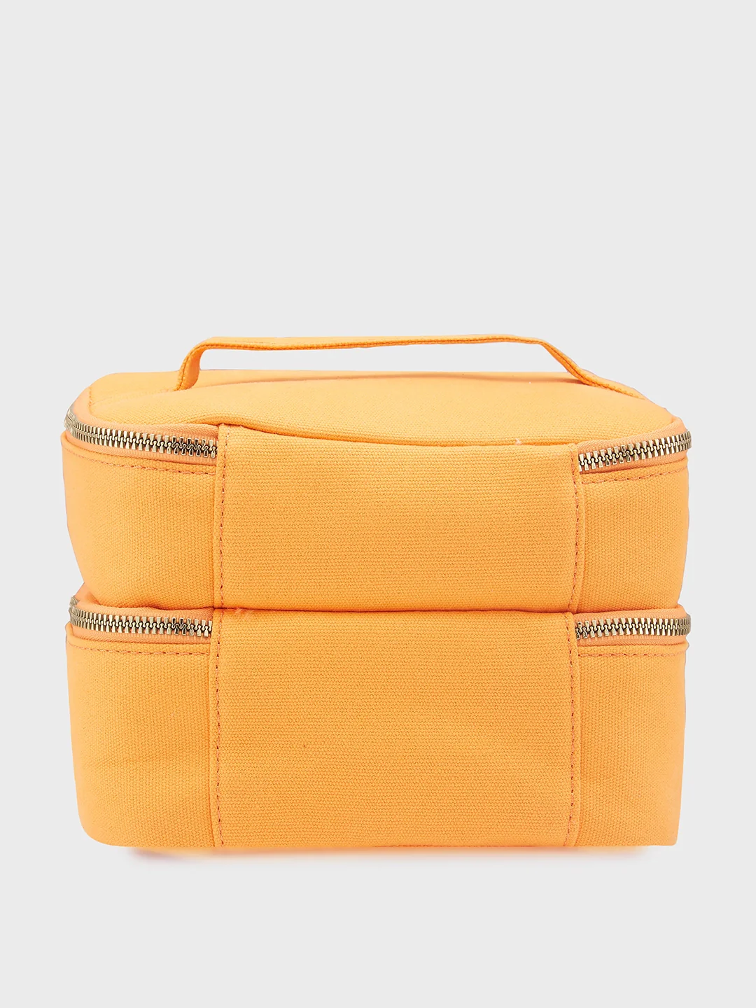 Caprese Keats Large Orange Handheld Vanity Bag - Image 4