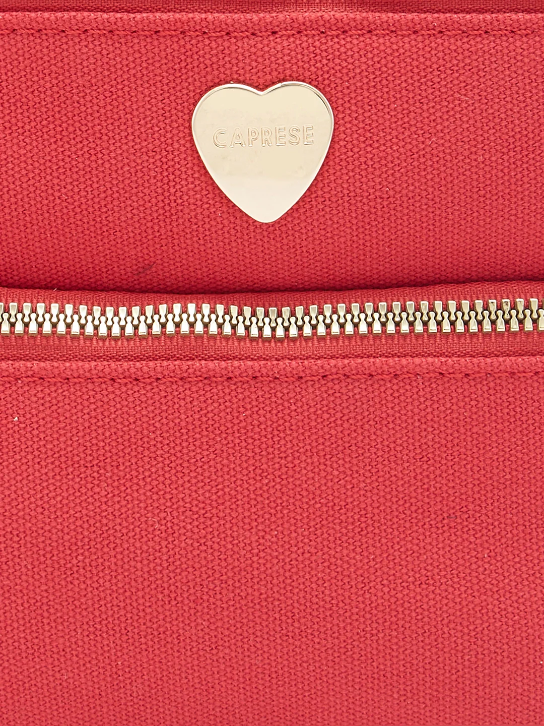 Caprese Keats Large Red Handheld Vanity Bag - Image 11