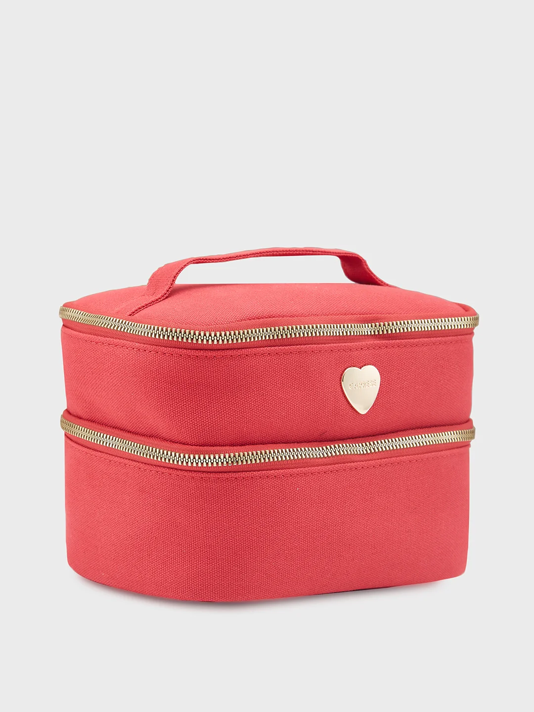 Caprese Keats Large Red Handheld Vanity Bag - Image 5