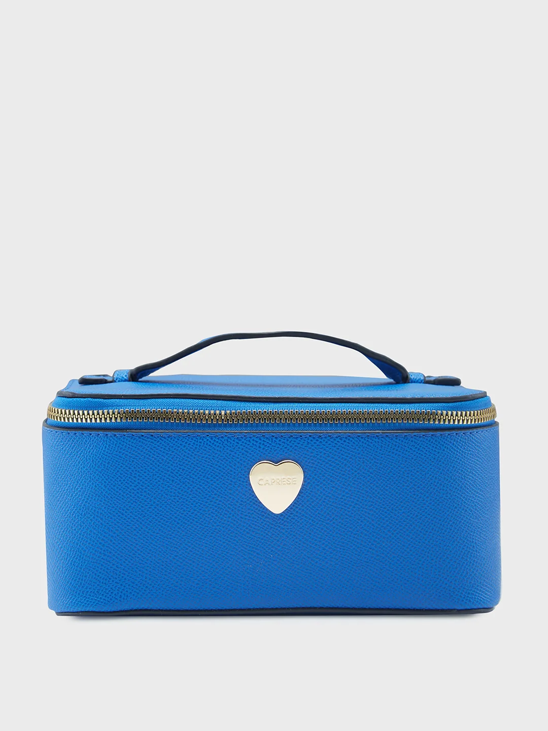 Caprese Keats Medium Royal Blue Handheld Vanity Bag