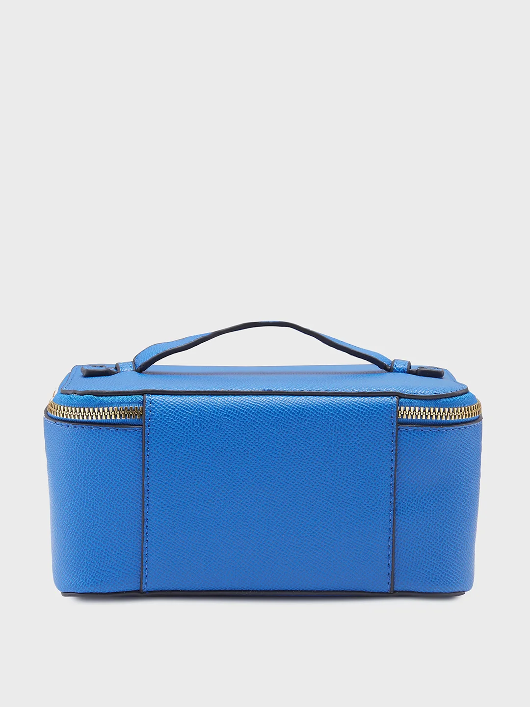 Caprese Keats Medium Royal Blue Handheld Vanity Bag - Image 4