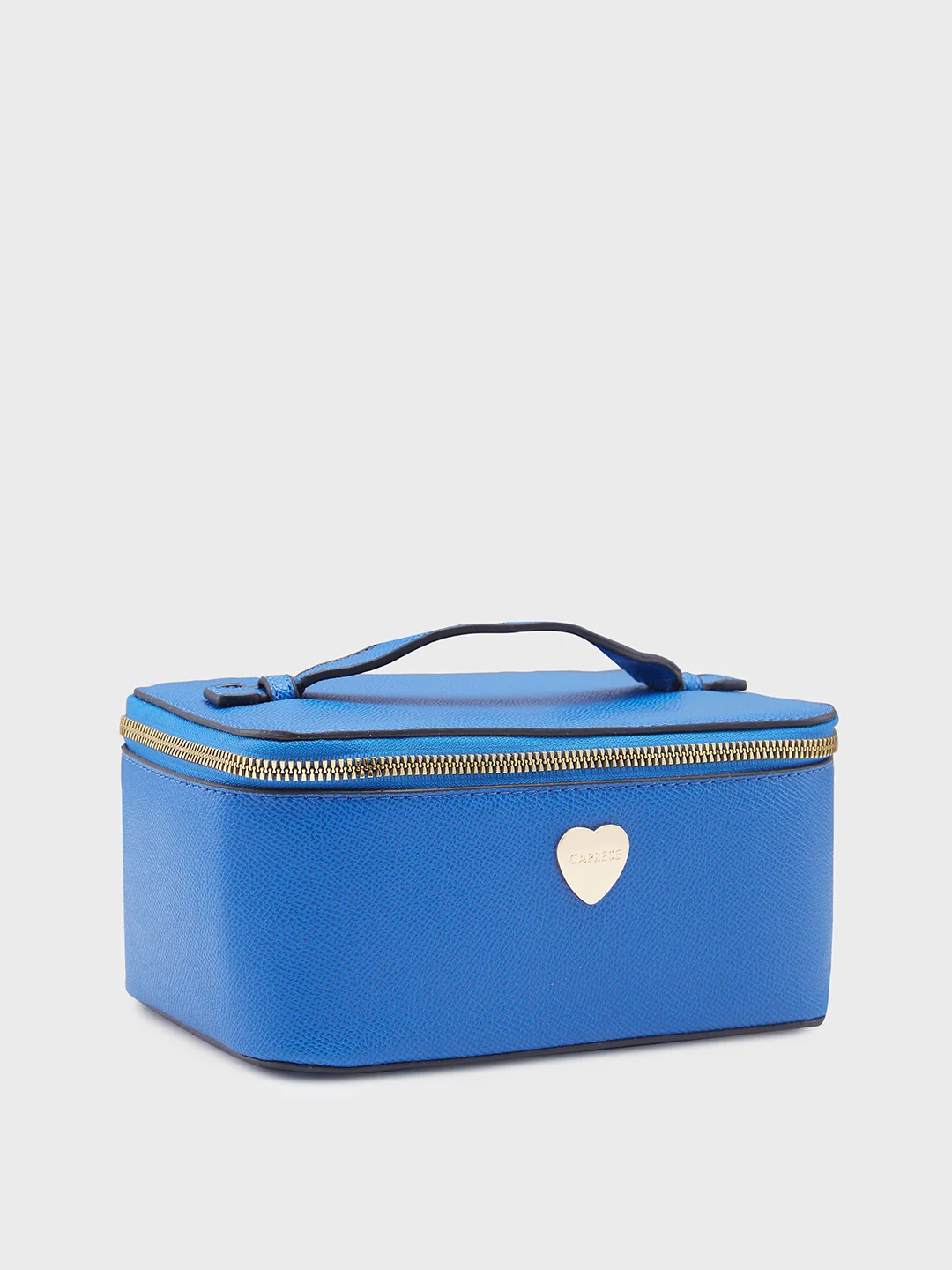 Caprese Keats Medium Royal Blue Handheld Vanity Bag - Image 5