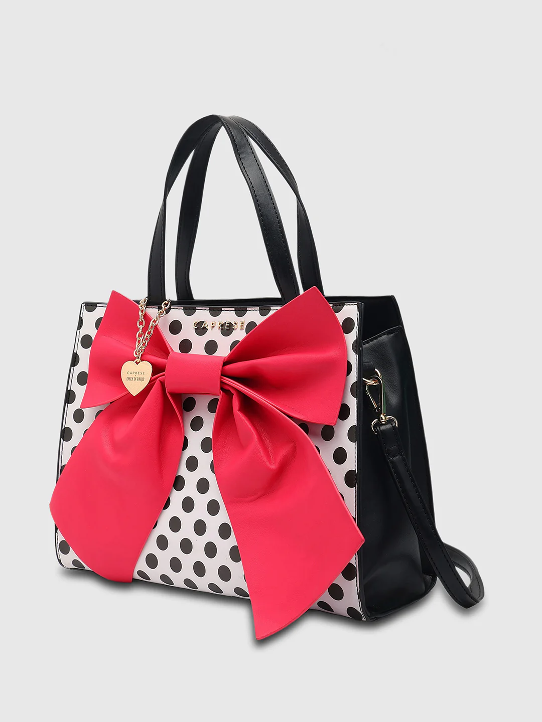 Caprese Kelsey Medium Fuchsia Satchel Bag - Image 10