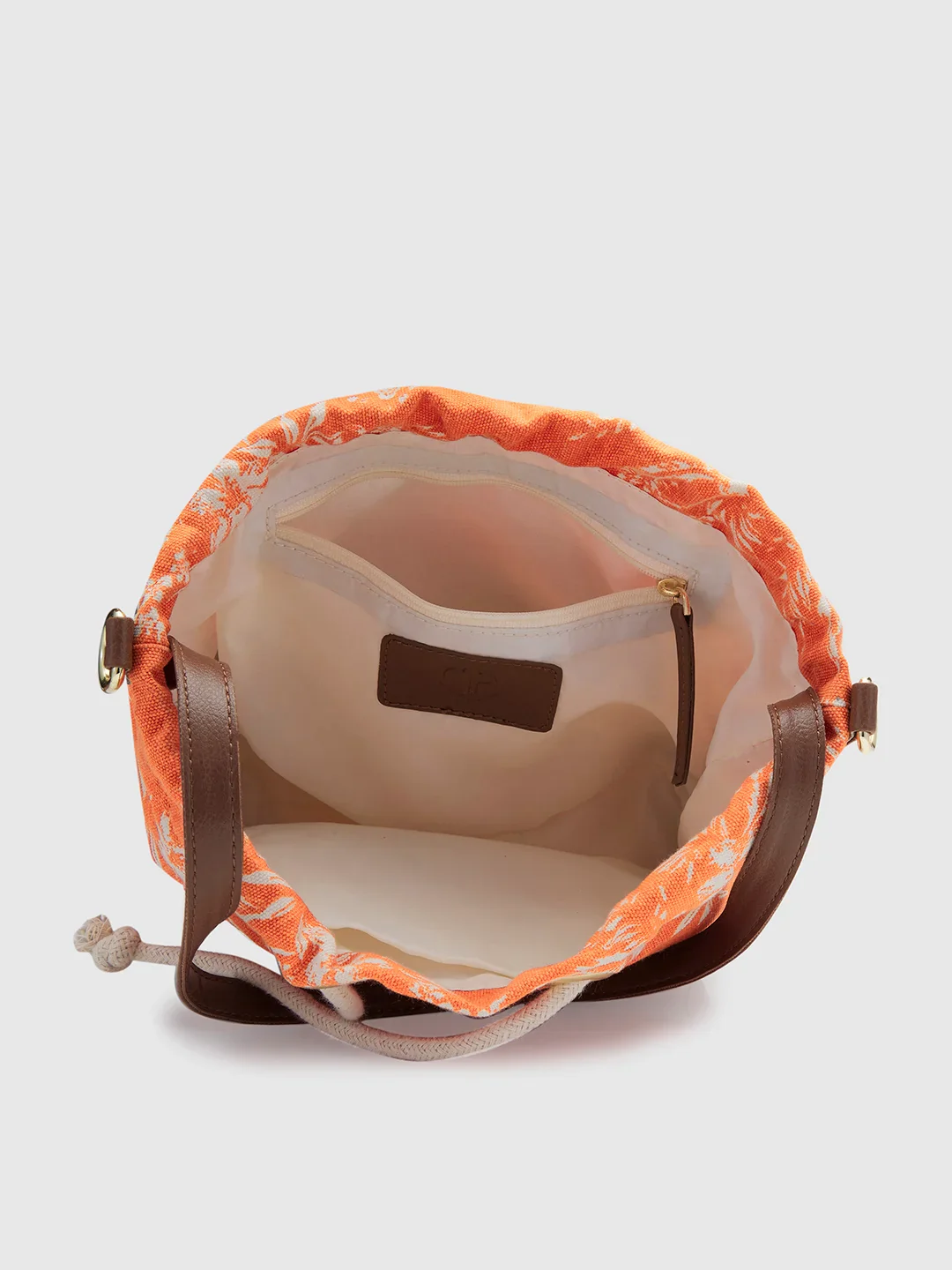 Caprese Kendall Large Orange Sling Bag - Image 7
