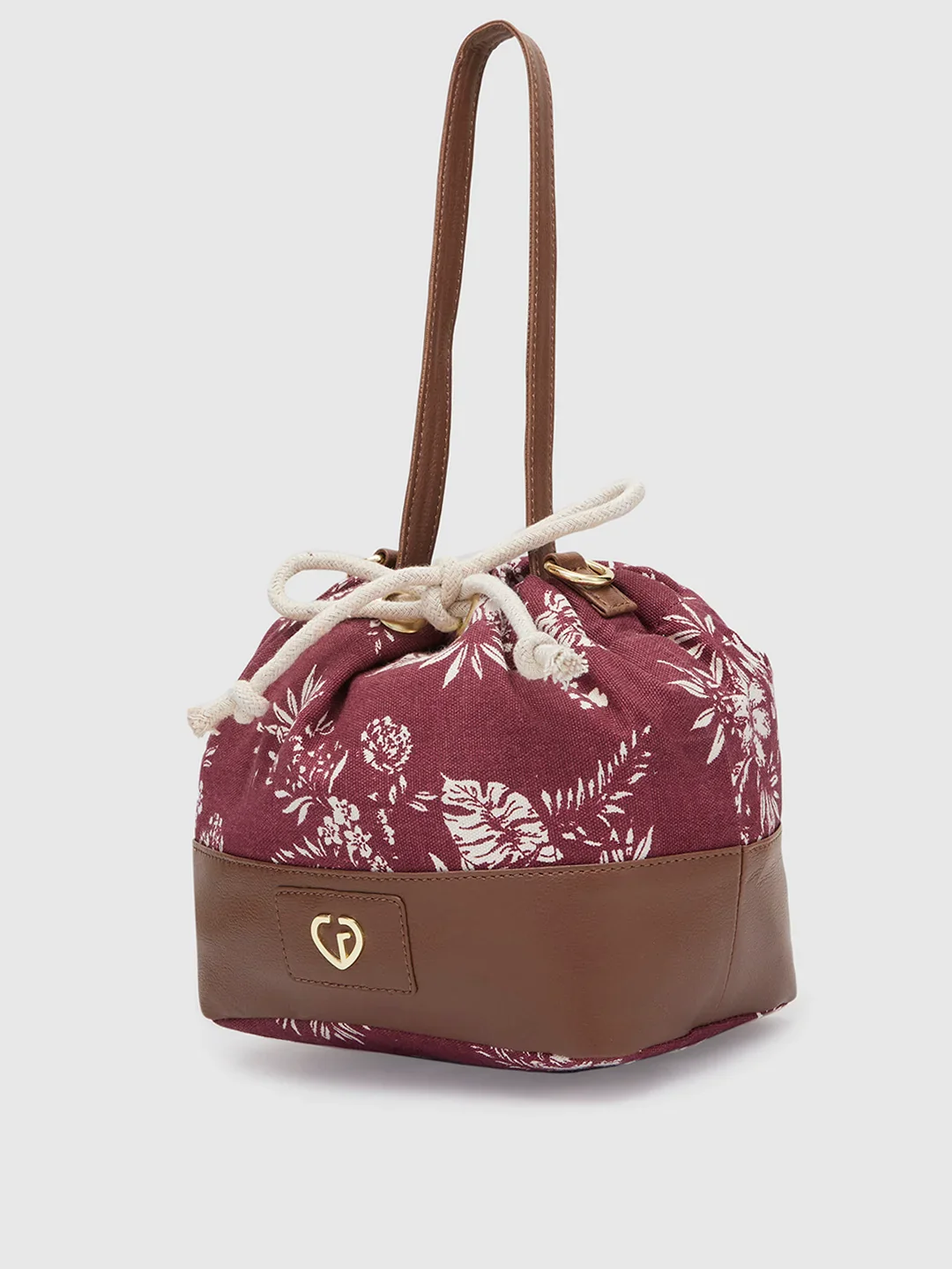 Caprese Kendall Large Maroon Sling Bag - Image 4