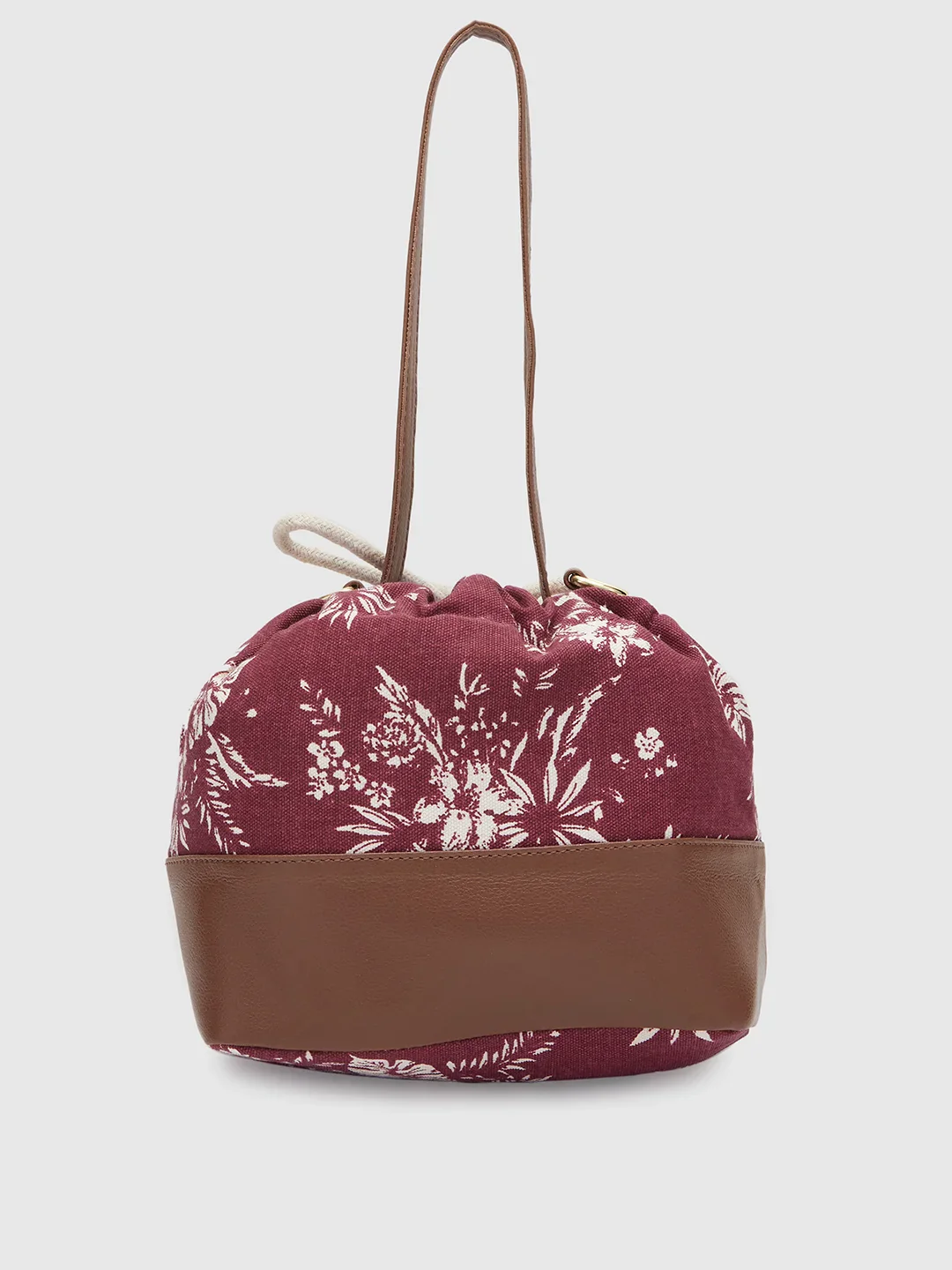 Caprese Kendall Large Maroon Sling Bag - Image 5