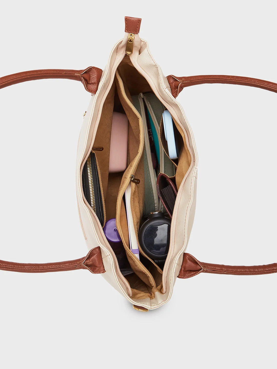 Caprese Kisha Large Blush Tote Bag - Image 5
