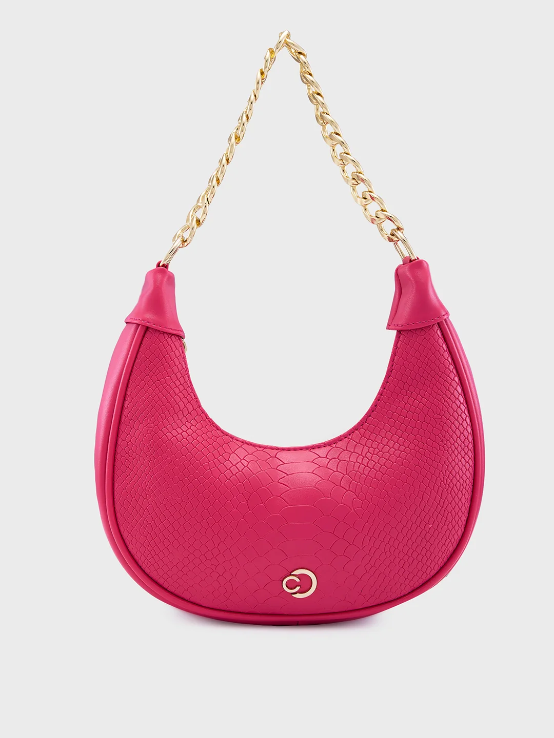 Caprese Kreya Small Fuchsia Hobo Bag
