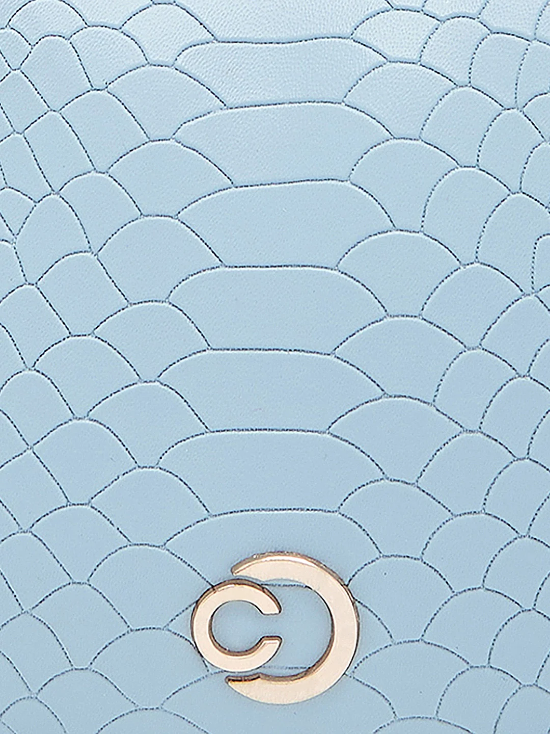 Caprese Kreya Small Soft Blue Hobo Bag - Image 11