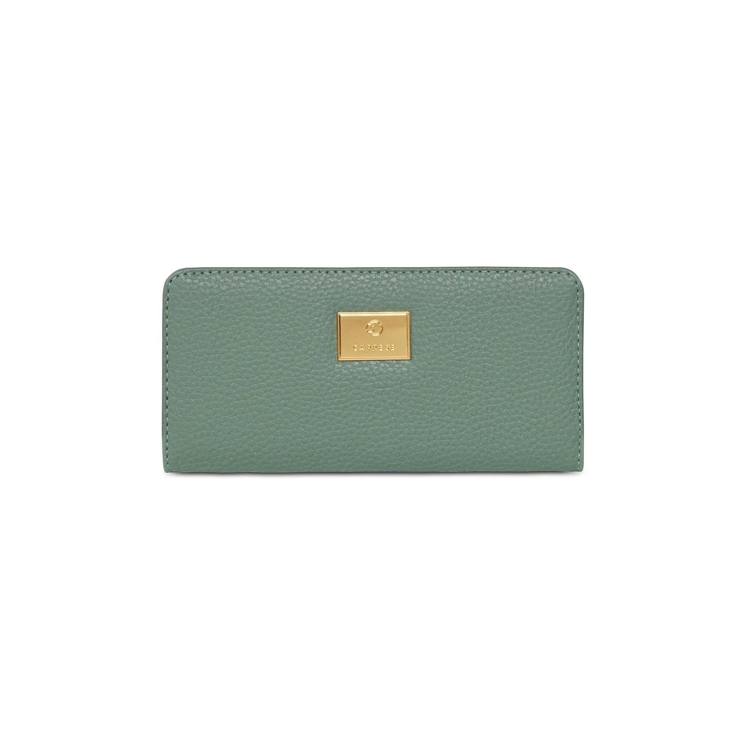 Caprese Kristin Medium Dull Green Fold Wallet