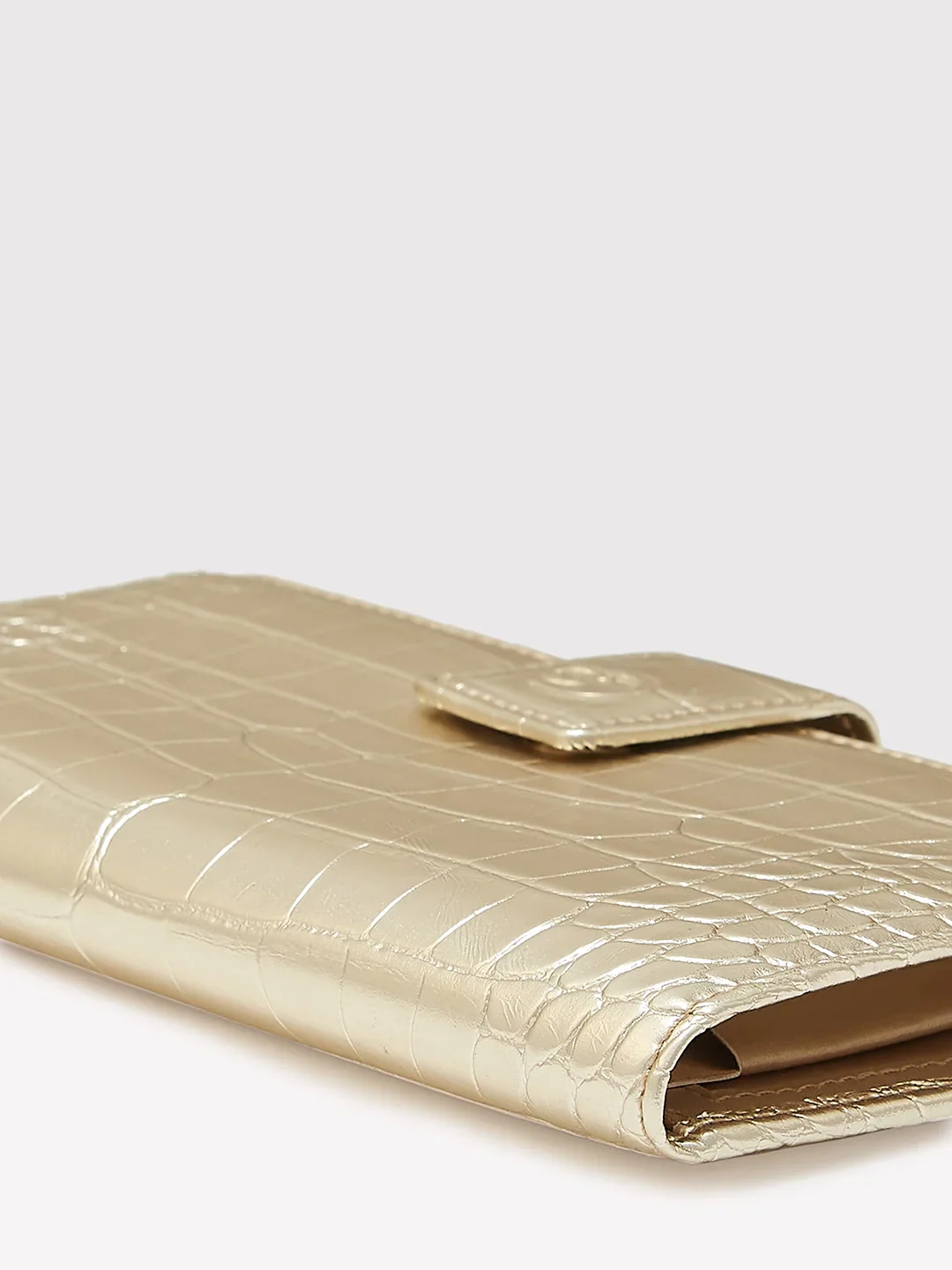 Caprese Kristy Medium Light Gold Wallet - Image 5