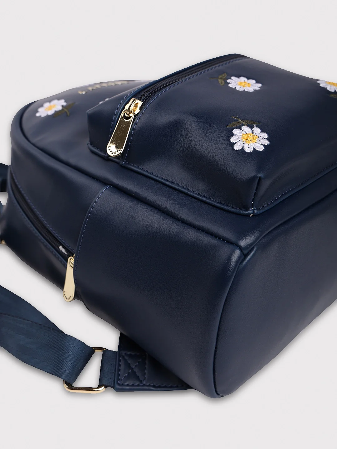 Caprese Kyle Small Navy Backpack - Image 5