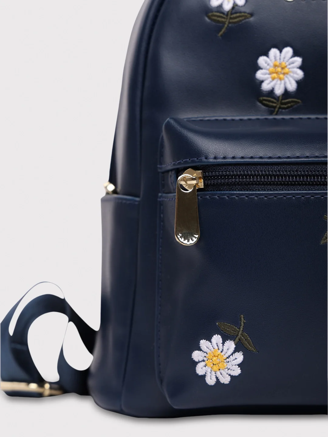 Caprese Kyle Small Navy Backpack - Image 8