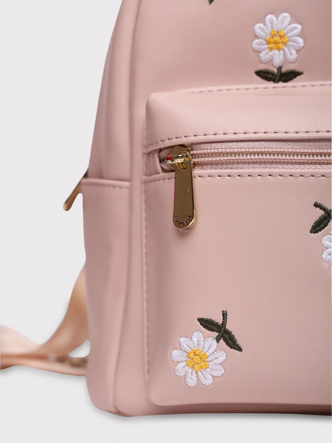 Caprese Kyle Small Soft Pink Backpack - Image 9