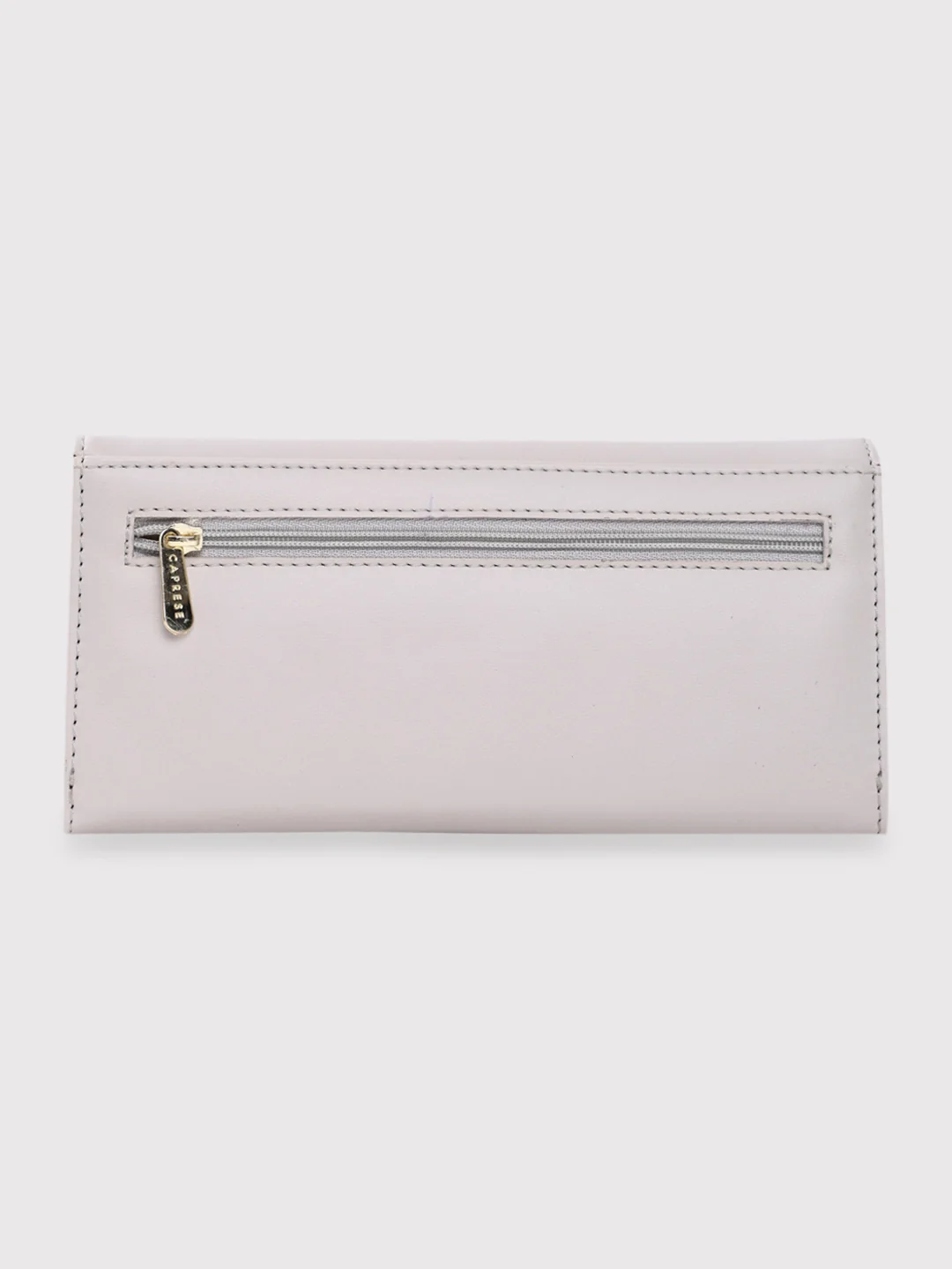 Caprese Kyle Medium Light Grey Flapover Wallet - Image 5
