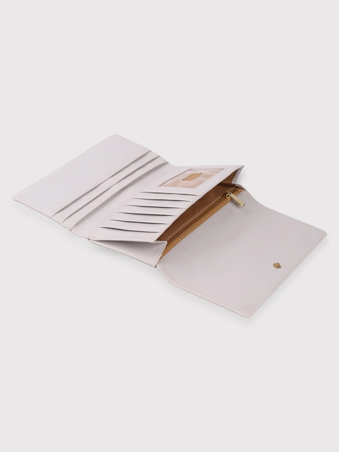 Caprese Kyle Medium Light Grey Flapover Wallet - Image 8