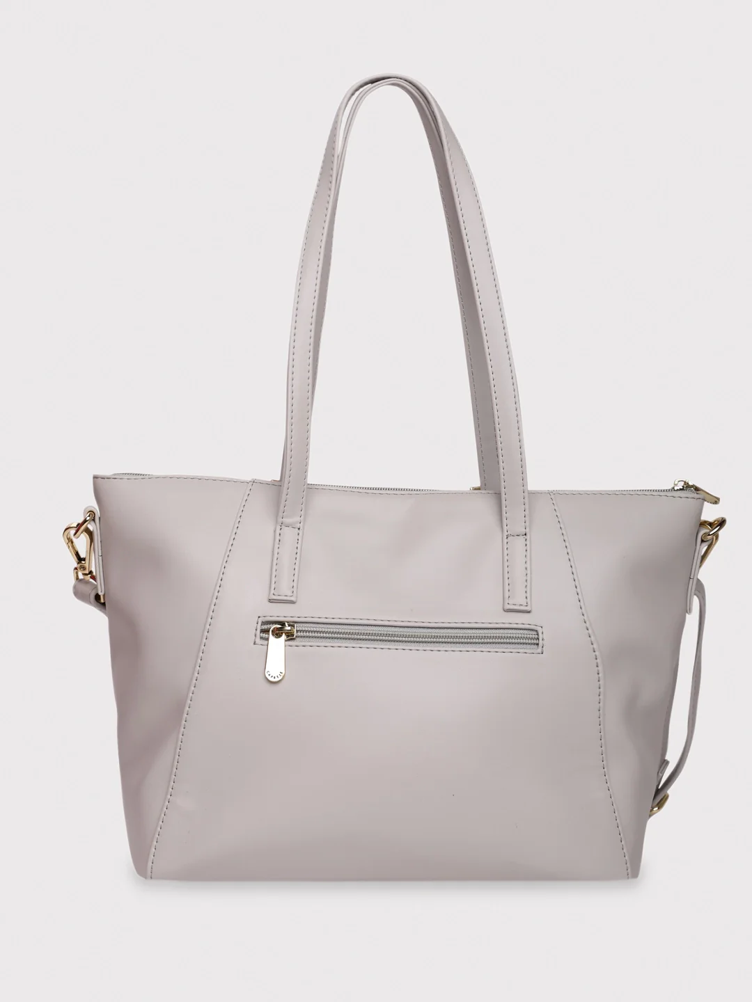 Caprese Kyle Medium Light Grey Satchel Bag - Image 6