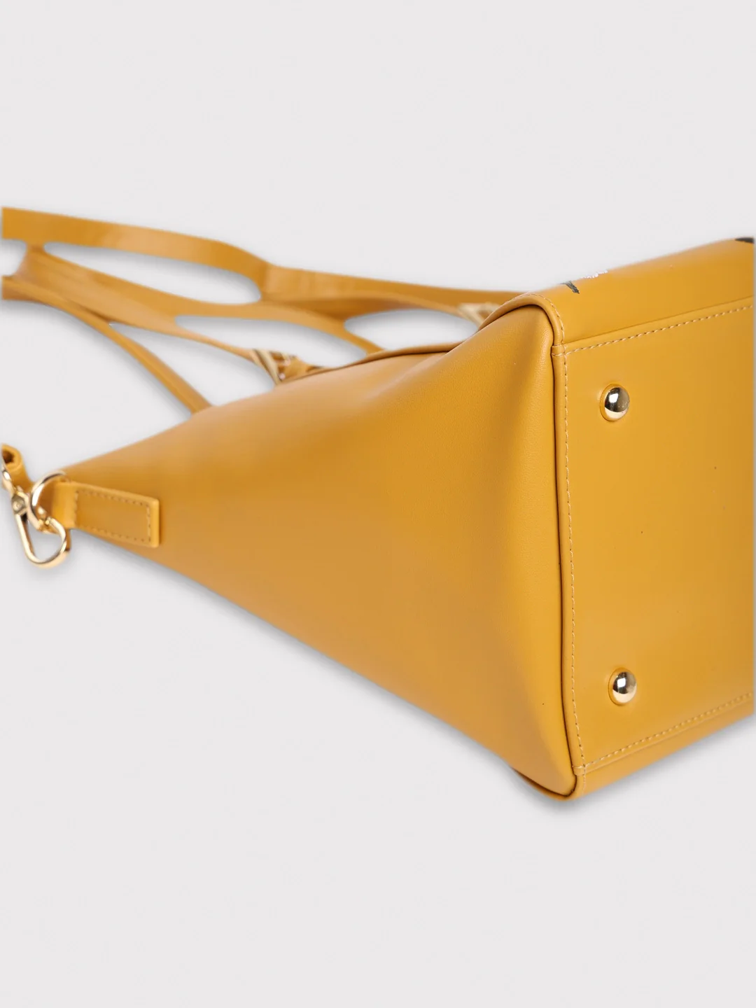Caprese Kyle Medium Ochre Satchel Bag - Image 8